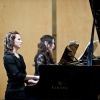 Vienna, Yamaha concert hall. Kristina Budvytytė and Adelė Daunoravičiūtė 